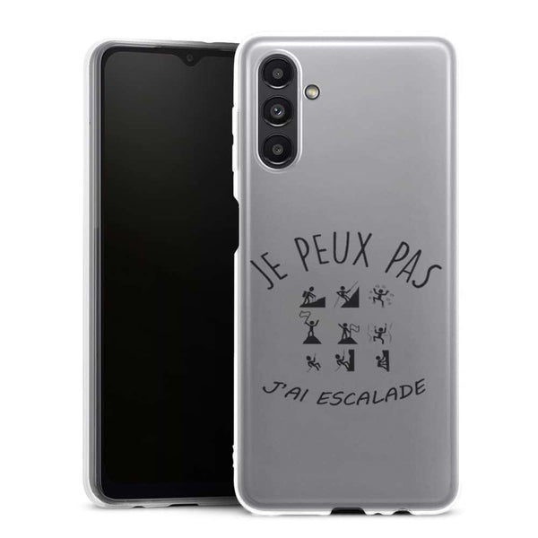 Coque Samsung Galaxy A13 5G Je peux pas j'ai Escalade - MaCoquePerso