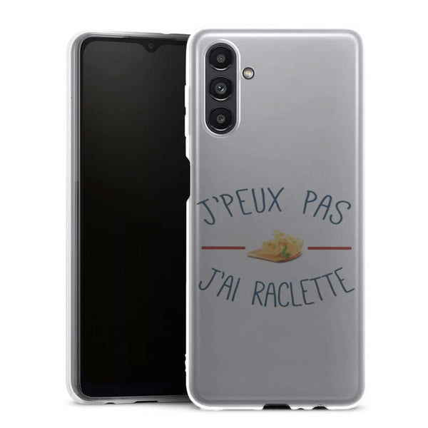 Coque Samsung A13 5G Je peux pas j'ai raclette - MaCoquePerso
