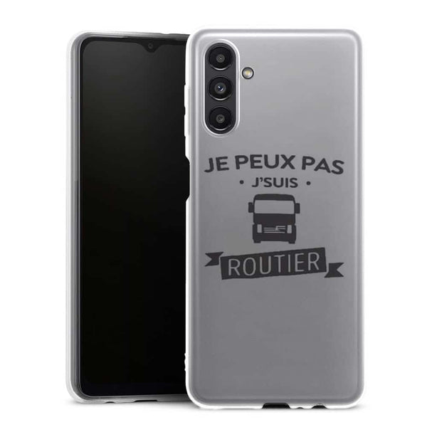 Coque protection samsung a13 5g Je peux pas je suis routier - MaCoquePerso