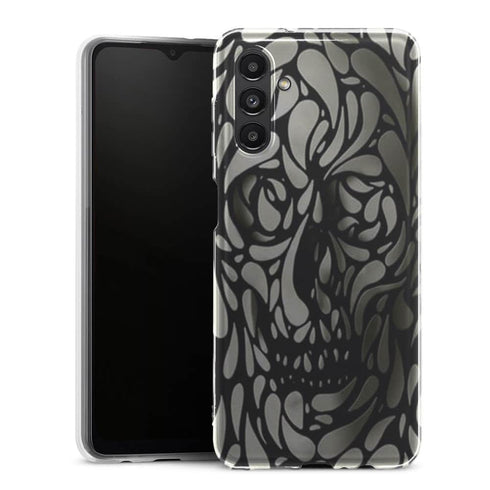 Coque A13 5G Skull White Black - MaCoquePerso
