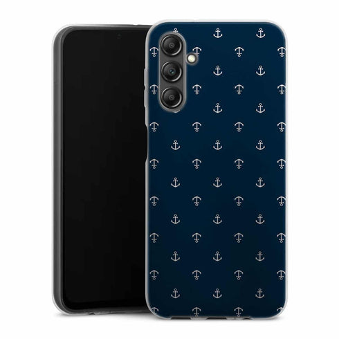 Coque pour Samsung A14 5G Ancre Blue Marine