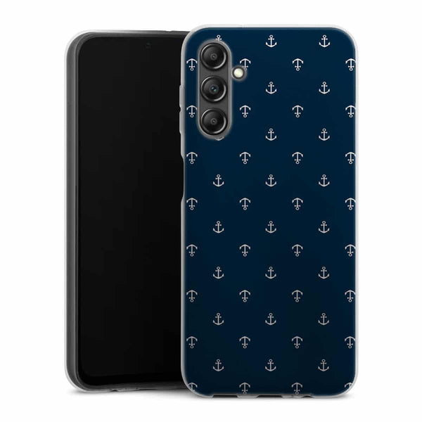 Coque pour Samsung A14 5G Ancre Blue Marine