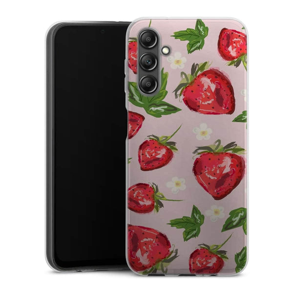 Coque Samsung Galaxy A14 5G Botanique aux fraises