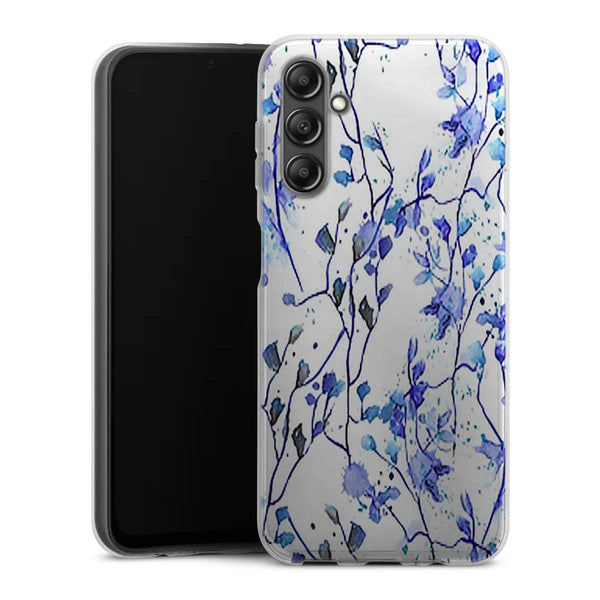 Coque Samsung Galaxy A14 5G Branches Bleues