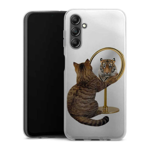Coque Samsung Galaxy A14 5G Chat Tigre