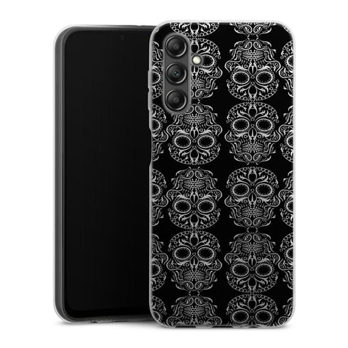 Coque Samsung A14 5G Calavera Noir et Blanc