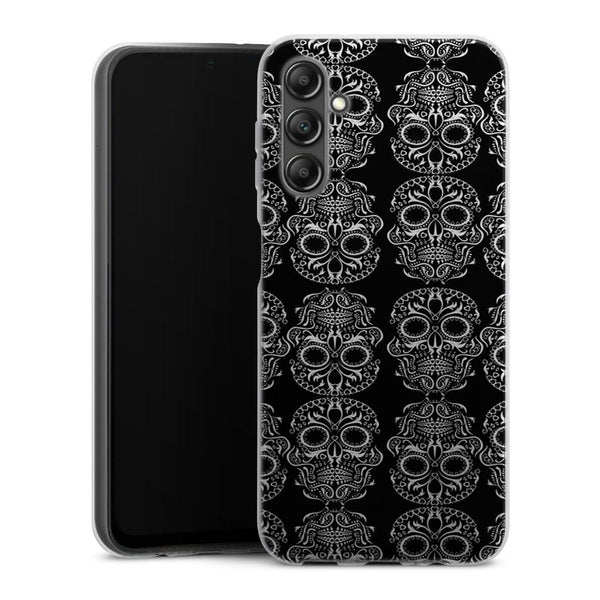 Coque Samsung A14 5G Calavera Noir et Blanc