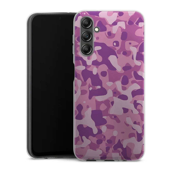 Coque pour Samsung A14 5G Camo Rose Army