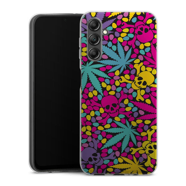 Coque Samsung A14 5G Cana Skull colors