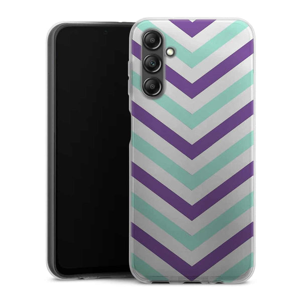 Coque pour Samsung A14 5G Milka Chevrons