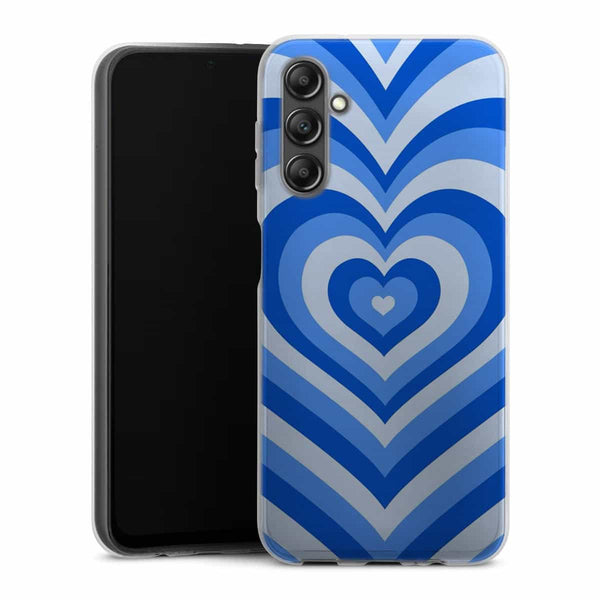 Coque Samsung Galaxy A14 5G Coeur Bleu