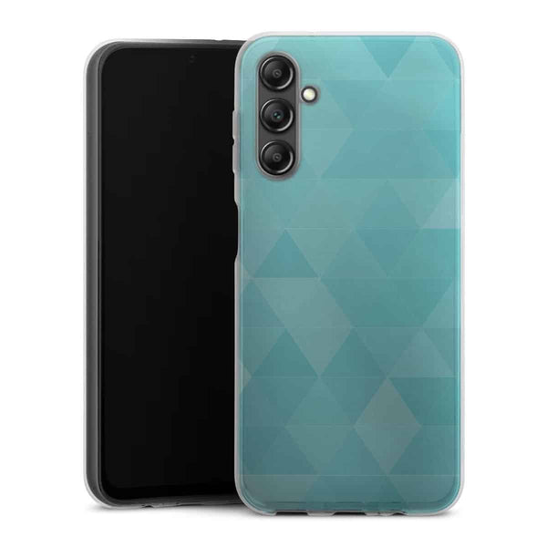 Coque pour Samsung A14 5G Agate Diams Bleu