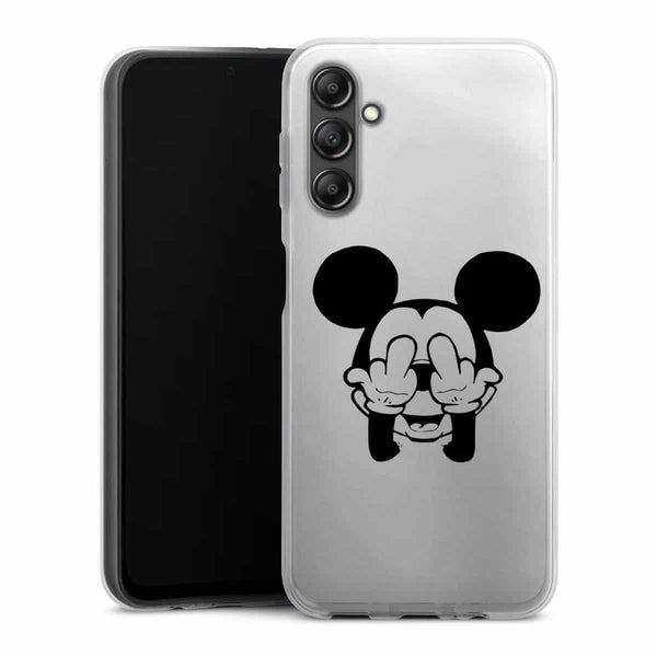 Coque téléphone Samsung A14 5G Doigt d'honneur Fuck the Mouse