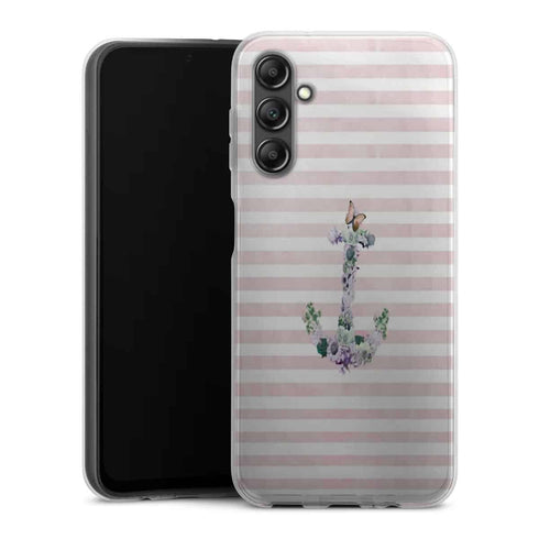 Coque Samsung Galaxy A14 5G Floral Anchor in Pink