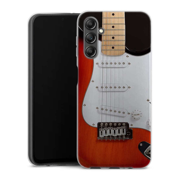 Coque Samsung A14 5G Guitare rouge Electrique