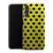 Coque pour Samsung A14 5G Jaune à Pois Noirs
