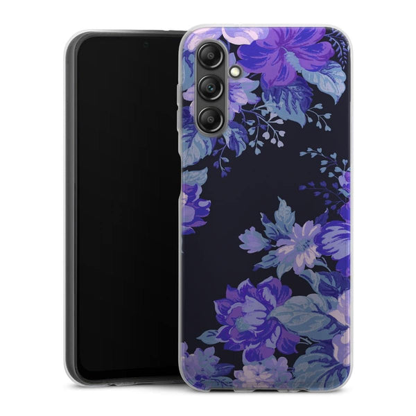 Coque Samsung Galaxy A14 5G Motif Floral de minuit