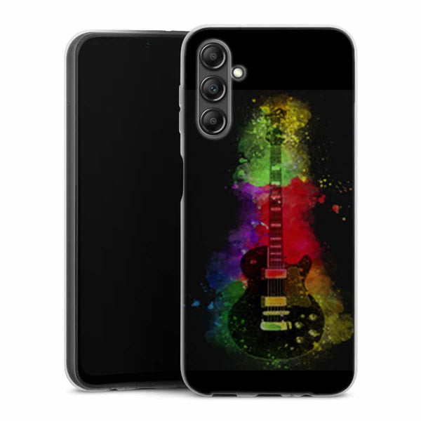 Coque Samsung A14 5G Multicolors Guitare