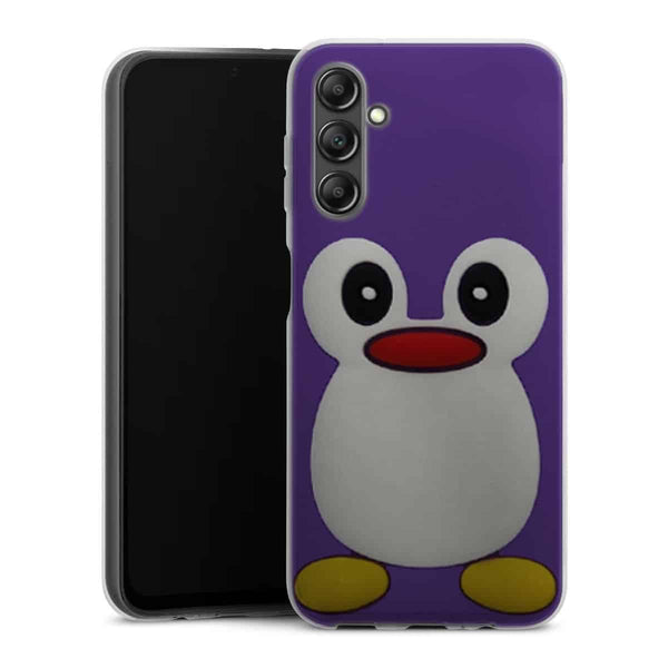 Coque Samsung Galaxy A14 5G Pingouin Violet
