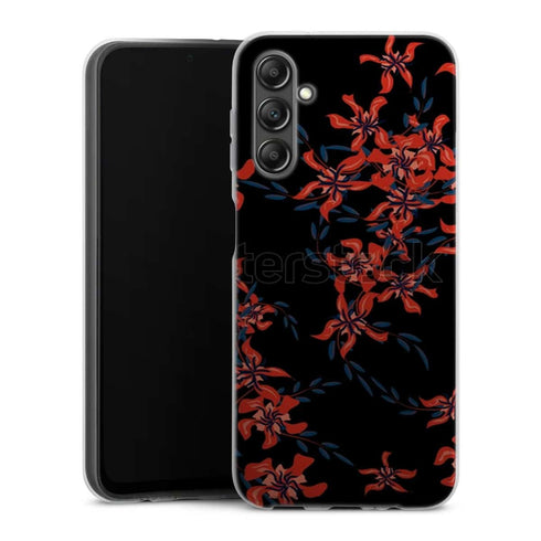 Coque Samsung Galaxy A14 5G Rouge en Noir