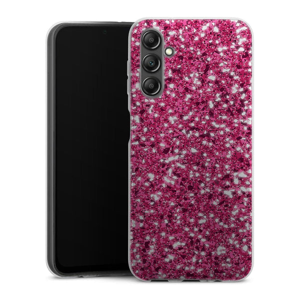 Coque pour Samsung A14 5G Pink Glitter way