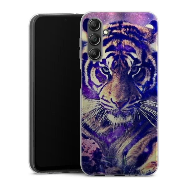 Coque Samsung Galaxy A14 5G Tigre Bleu de Russie