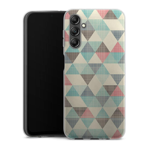 Coque pour Samsung A14 5G Triangles Vintage