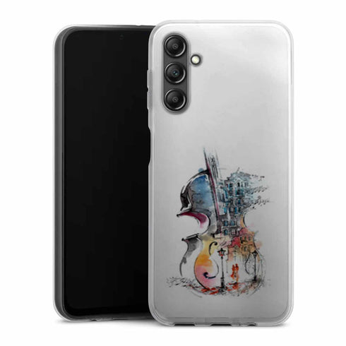 Coque Samsung A14 5G Violoncel Watercolor