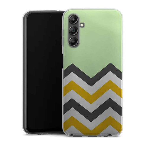 Coque Samsung A14 5G originale Zig Zag Menthe