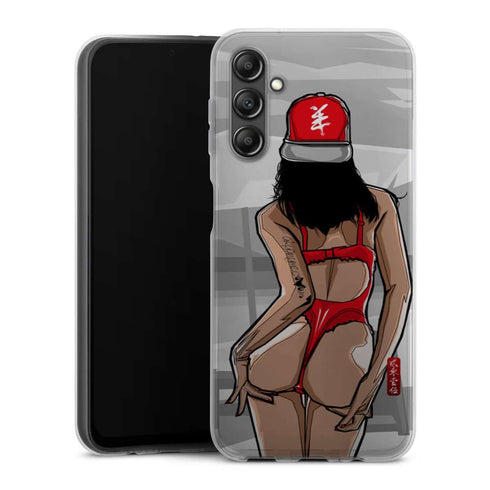 Coque Samsung Galaxy A14 5G Beach Girl Sunset