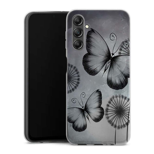 Coque Samsung Galaxy A14 5G Butterflies Dandelion