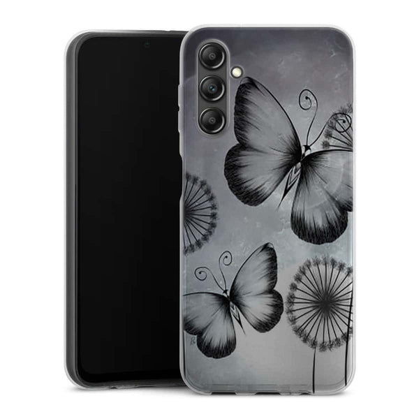 Coque Samsung Galaxy A14 5G Butterflies Dandelion