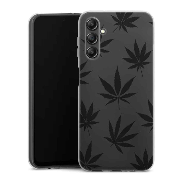 Coque pour Samsung A14 5G Canabis Leaf Pattern