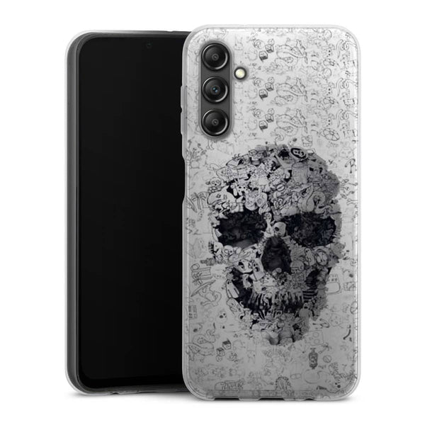 Coque Samsung A14 5G Doodle Skull