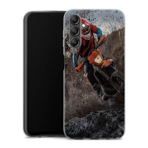 Coque Samsung Galaxy A14 5G Enduro moto circuit