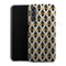 Coque pour Samsung A14 5G Glitter triangles in gold black and nude