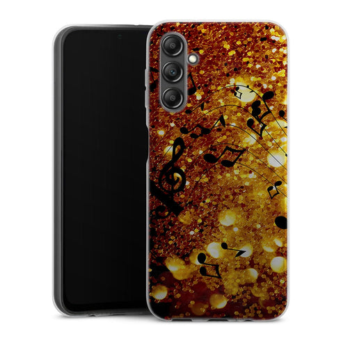 Coque pour Samsung A14 5G Golden Music
