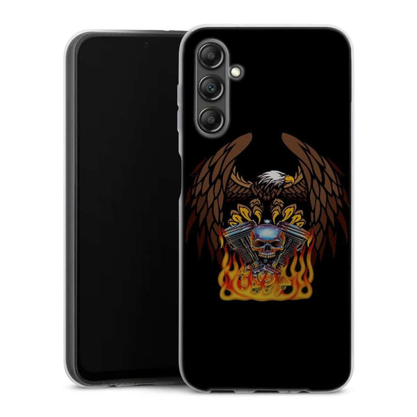 Coque Samsung Galaxy A14 5G Harley Davidson Skull engine