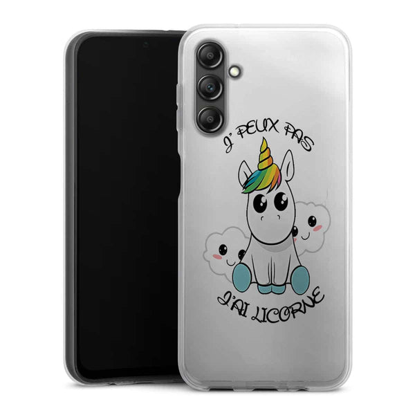 Coque Samsung A14 5G Je Peux pas j'ai Licorne