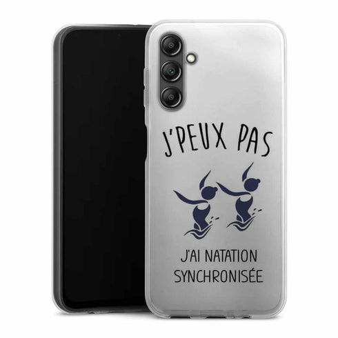 Coque Samsung Galaxy A14 5G Je peux pas j'ai Natation Synchronisée