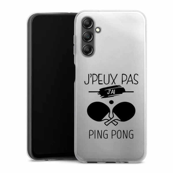 Coque Samsung Galaxy A14 5G Je peux pas j'ai Ping Pong