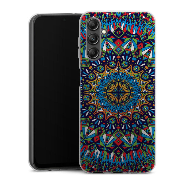 Coque pour Samsung A14 5G Mandala Multicolors creator