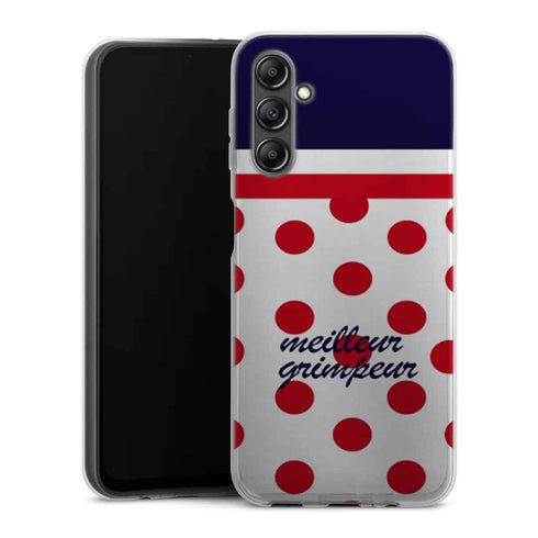 Coque Samsung Galaxy A14 5G Meilleur Grimpeur Pois rouge