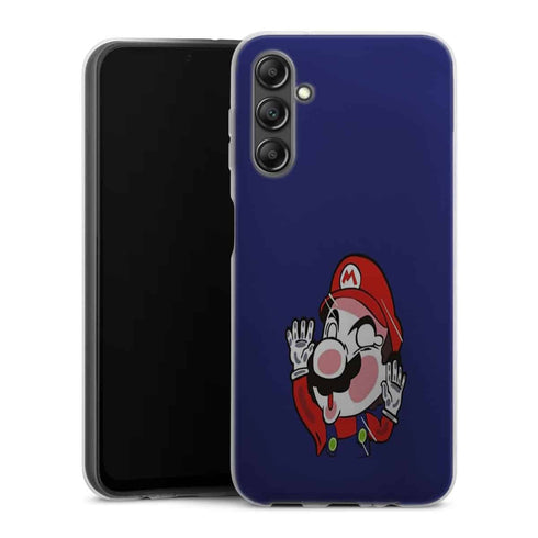 Coque Telephone Samsung Galaxy A14 5G Plumber stuck between the glass