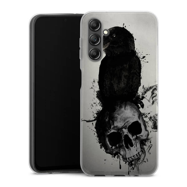 Coque Samsung Galaxy A14 5G Raven and Skull