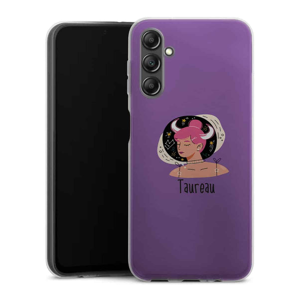 Coque pour Samsung A14 5G Zodiac Taureau
