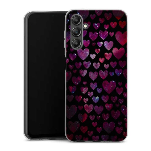 Coque Samsung Galaxy A14 5G Space Hearts