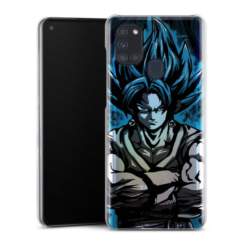 coque samsung A21S Dragon Ball Super Goku SSJ God