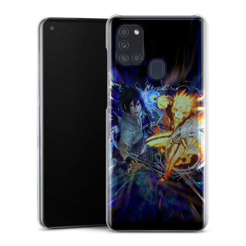 coque samsung A21S Fight Naruto Sasuke