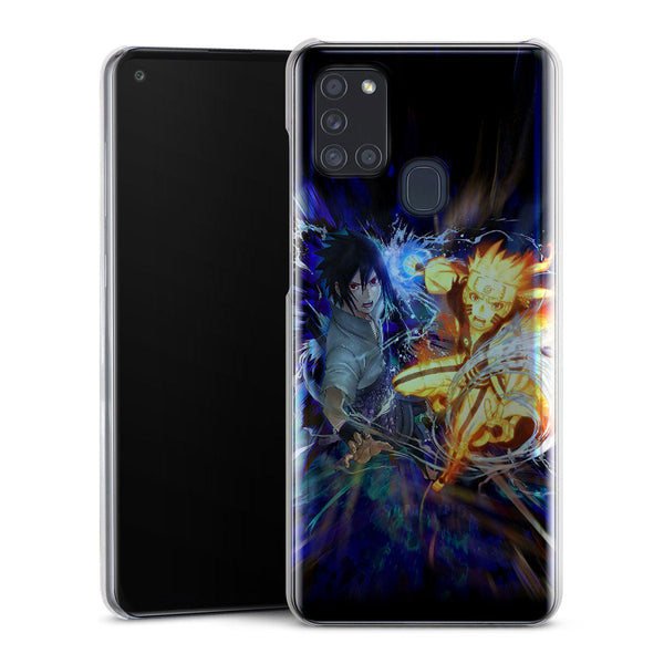 coque samsung A21S Fight Naruto Sasuke